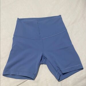 Lululemon Women's Blue High-Waisted Shorts